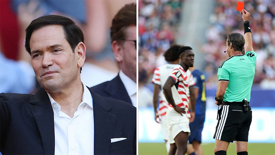 Rubio says USA 'screwed' by World Cup red card