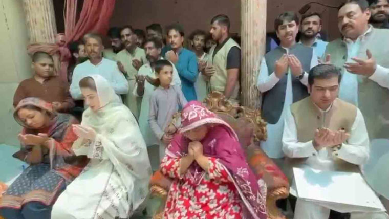مریم نواز کی سانحہ کاہنہ کے متاثرہ خاندانوں سے ملاقات، امداد چیکس دیئے