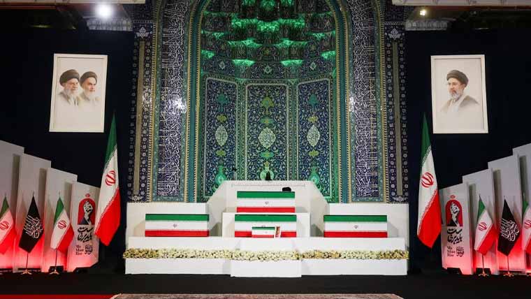 شہید آیت اللہ علی خامنہ ای کی تعزیتی تقریبات جاری، عالمی وفود کی آمد