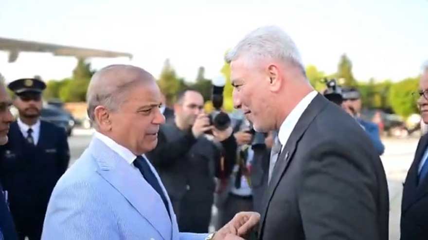 PM Shehbaz lands in Turkiye for bilateral visit