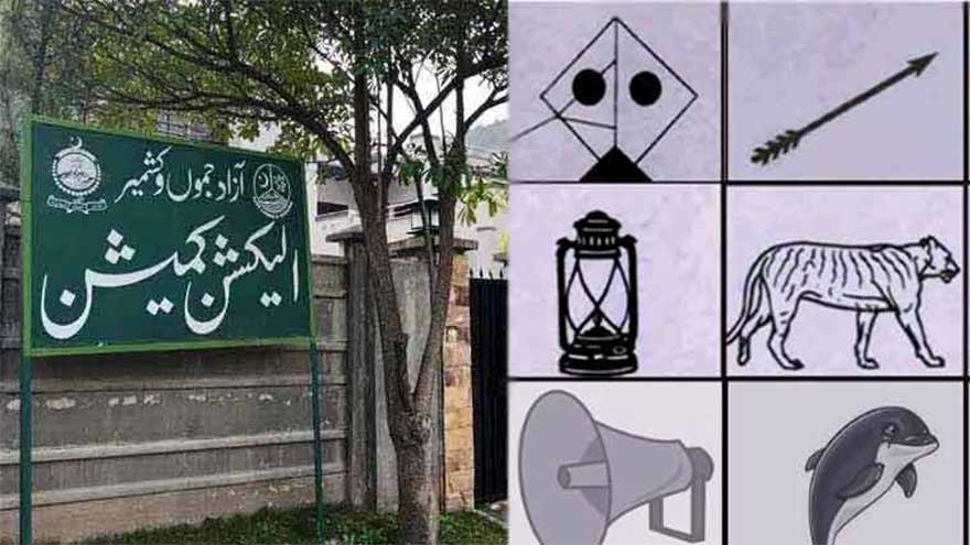AJK Election Commission allots symbols to 24 registered political parties