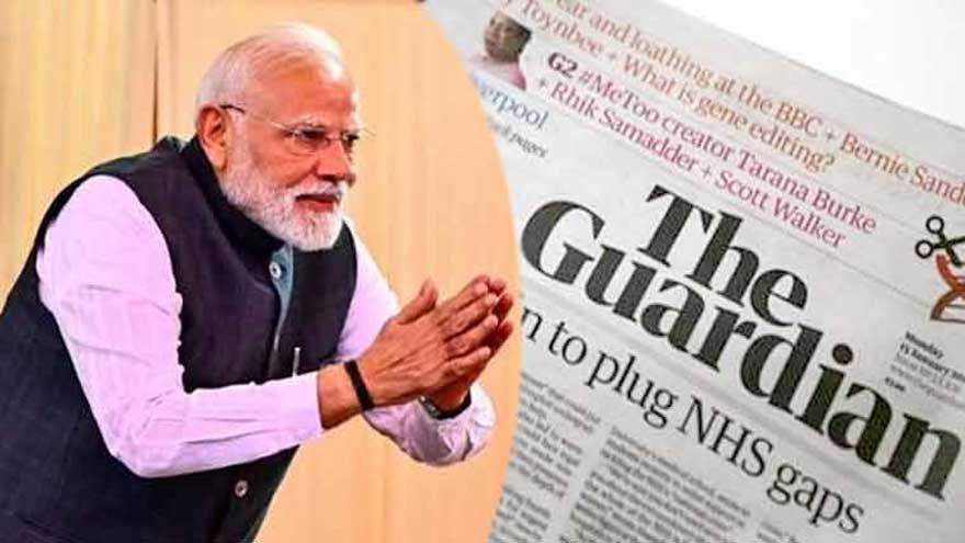 Guardian report questions timing of foreign awards received by Narendra Modi