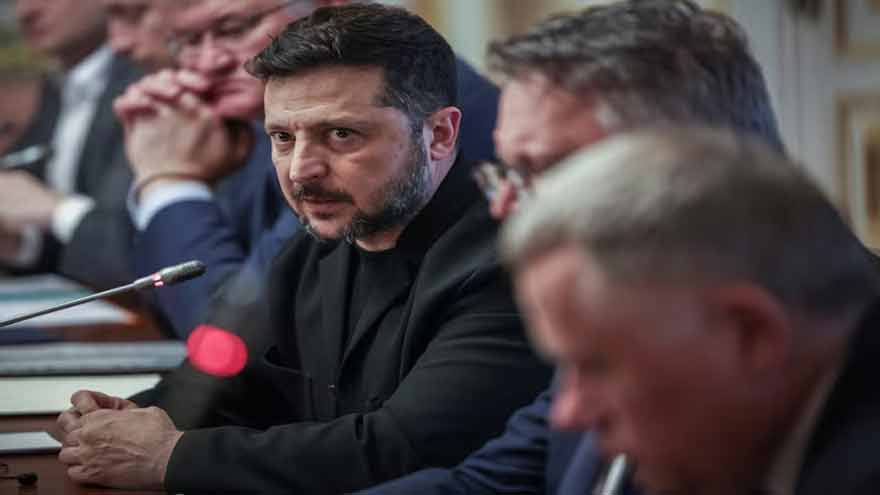 Zelenskiy denies Russian capture of key eastern city Kostiantynivka