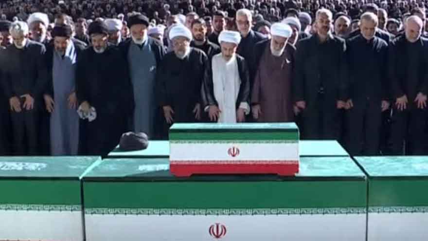 Iranians call for revenge against US, Israel at Khamenei commemoration