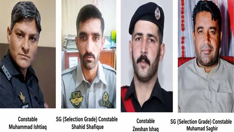 کالعدم ایکشن کمیٹی کے شرپسندوں نے آزاد کشمیر پولیس کے 4 اہلکاروں اغوا کرلیے