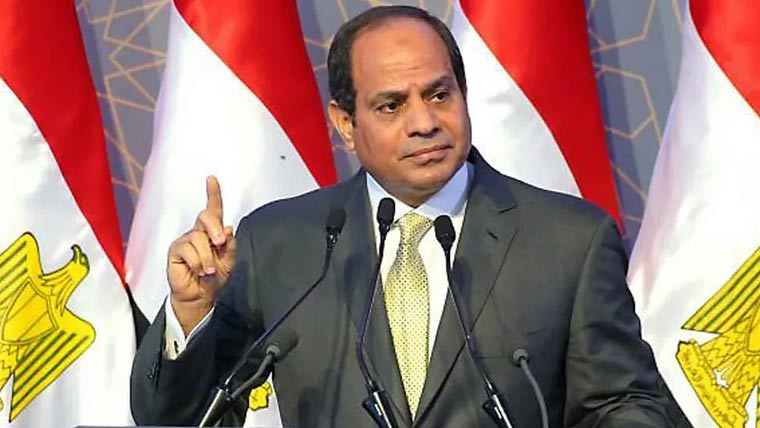 فلسطینی علاقوں سے قبضہ ختم ہونے تک اسرائیل سے تعلقات معمول پر نہیں آ سکتے، مصری صدر