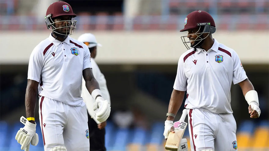 West Indies trail Sri Lanka by 231 runs