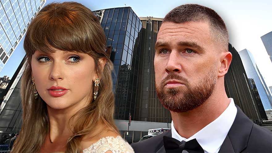 Taylor and Travis during wedding vows: groom was more overcome than bride