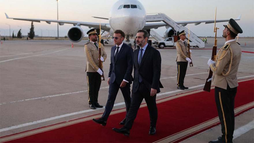 Macron in Syria on first post-Assad visit by West European head of state
