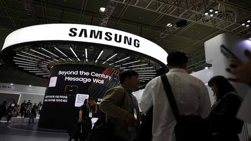 Samsung flags 19-fold jump in profit, but shares slump on jitters AI boom may stall
