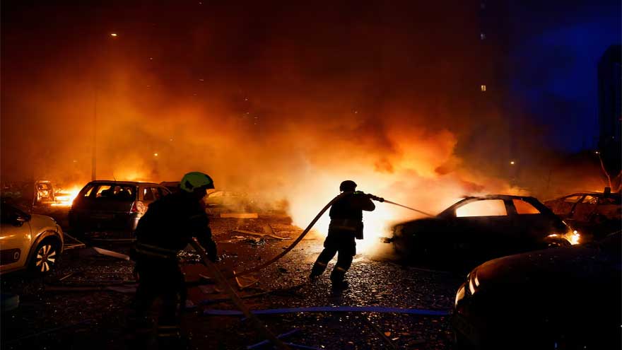 Russian strikes kill 28 in Kyiv area, exposing Ukraine air-defence shortages