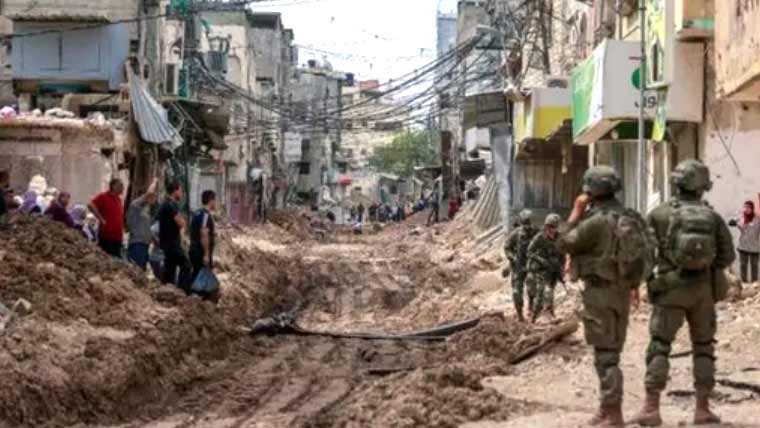 اسرائیل فوج نے فلسطینیوں کے 6 گھر اور رہائشی خیمہ مسمار کر دیا