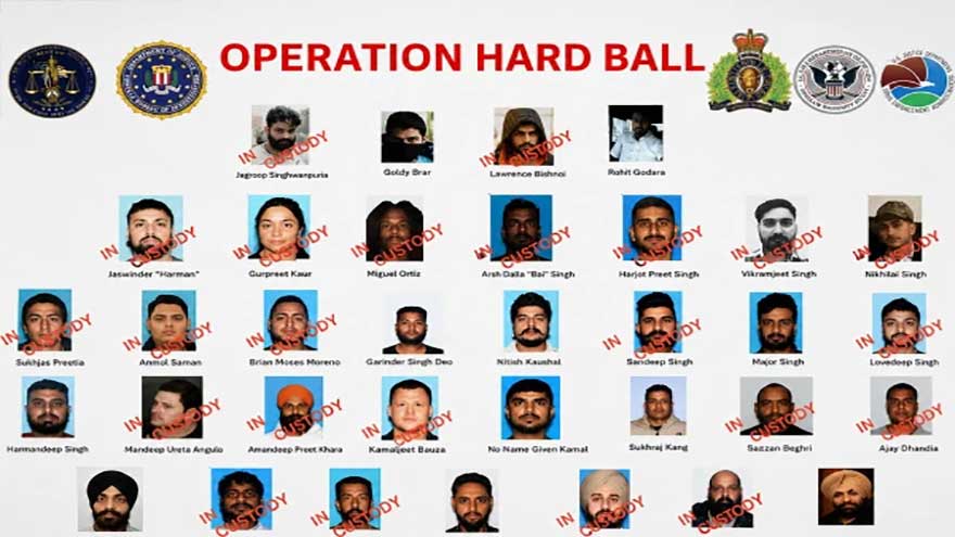 US, Canada and Europe arrest 24 suspects in probe linked to Indian criminal networks