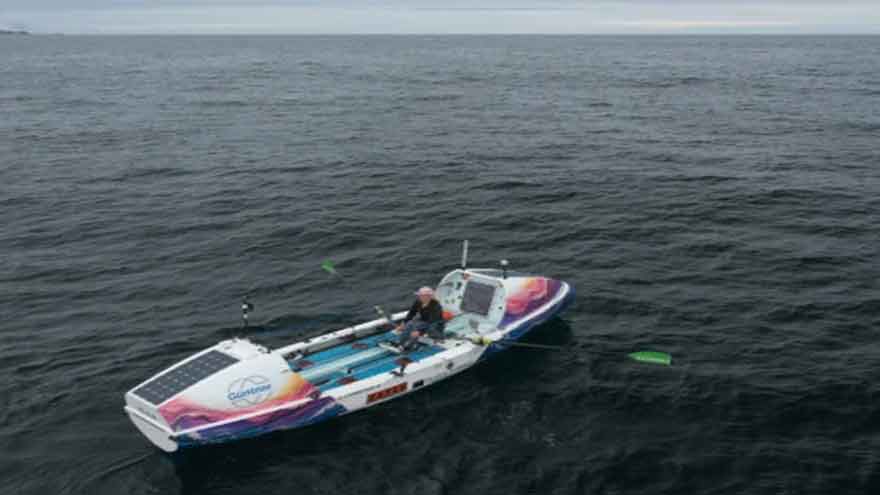 American woman completes historic solo Pacific row, sets new world record