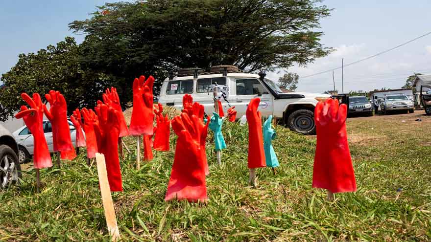 Congo Ebola response workers protest that they have not been properly paid