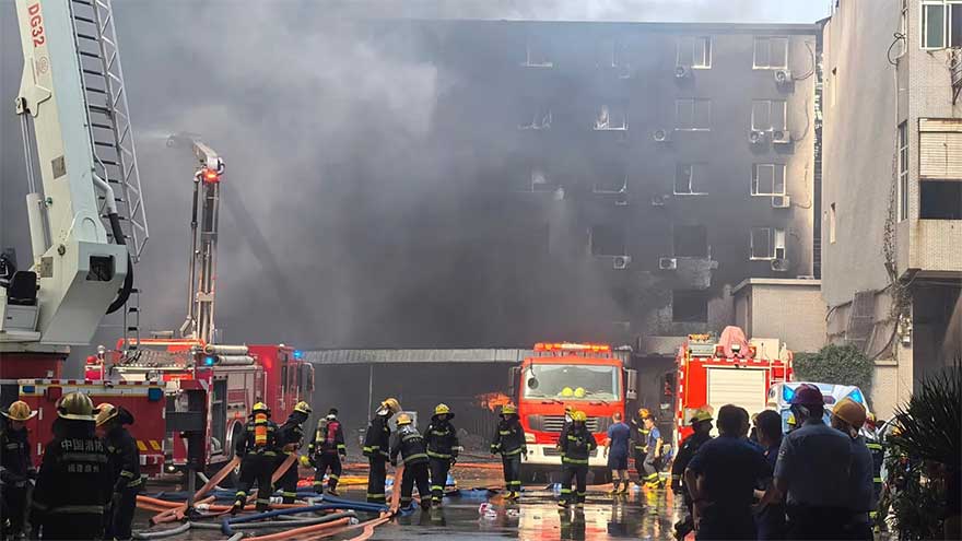China factory fire kills at least 28 people