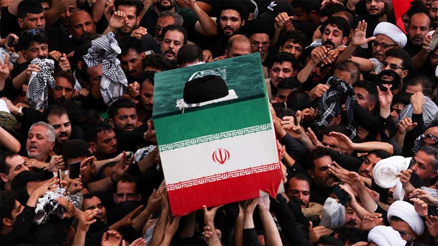 'Only revenge': Iran mourners defiant at Khamenei burial