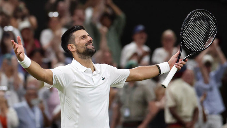 Djokovic faces Sinner showdown, Fery eyes Wimbledon final