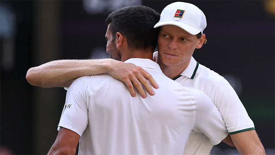 Slick Sinner scuppers Djokovic record bid to make Wimbledon final