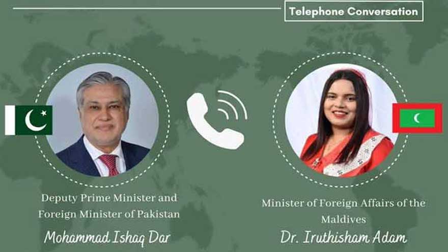 FM Ishaq Dar, Maldives counterpart discuss bilateral ties, regional developments