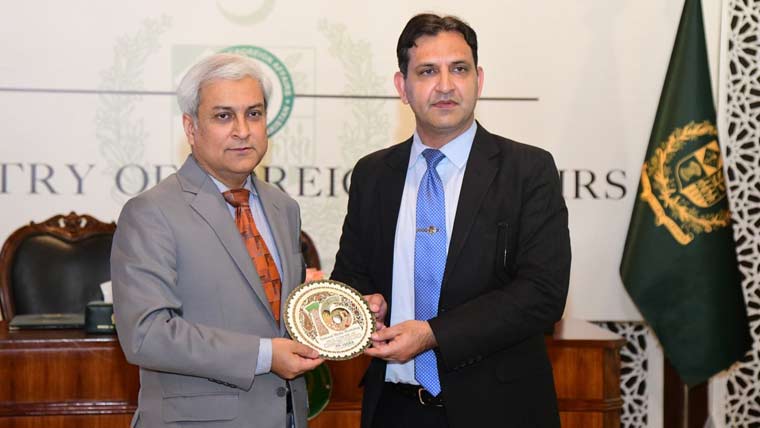 نیشنل میڈیا ورکشاپ کے شرکاء کا وزارت خارجہ کا دورہ