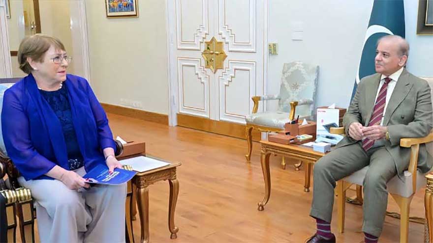 PM Shehbaz meets UN secretary-general candidate Michelle Bachelet