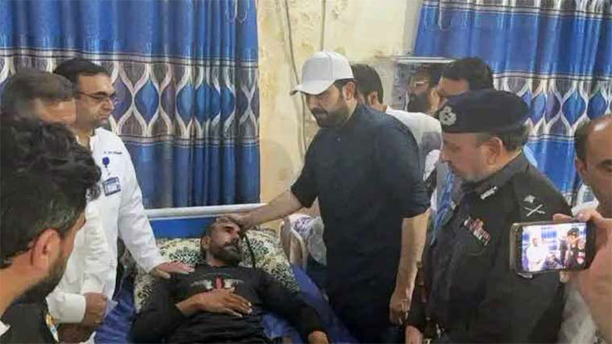 CM Afridi visits injured cops in Lower Dir, reaffirms resolve against terrorism