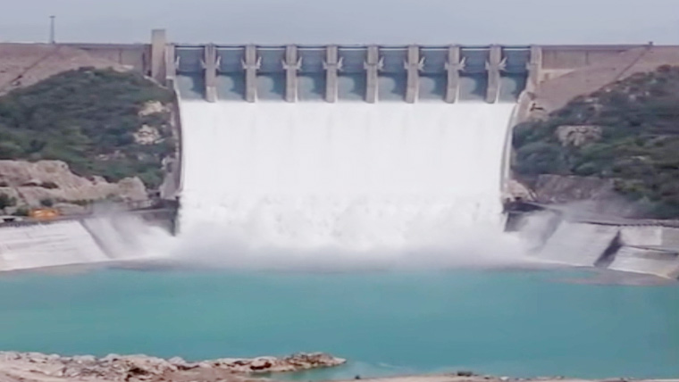 تربیلہ ڈیم کے سپیل وے آج پہلی بار کھول دیئے گئے