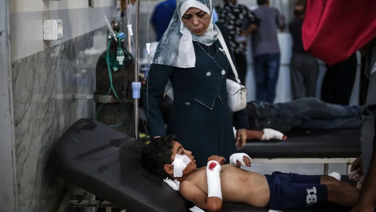 اسرائیل کا غزہ میں جنازے پر حملہ، کم از کم 14 فلسطینی شہید