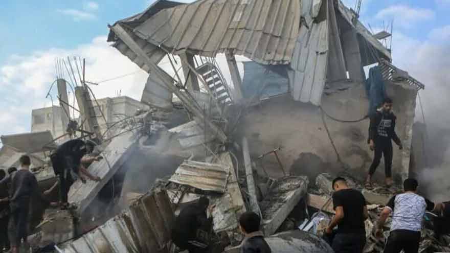 Eight Palestinians, including three children, killed in Israeli strikes on Gaza