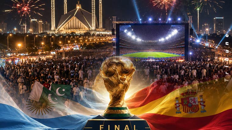فیفا ورلڈ کپ 2026 کا فائنل آج، اسلام آباد، لاہور، کراچی میں بڑی سکرینوں پر دکھایا جائے گا