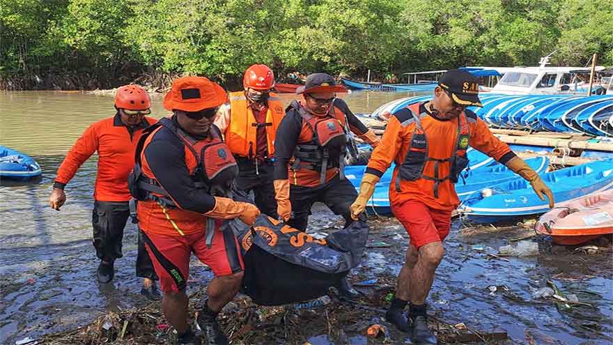 Rescuers in Indonesia find mother and son survivors from sunken passenger boat