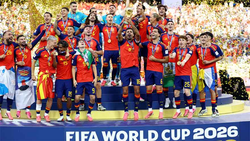 SPAIN ARE THE WORLD CHAMPIONS AGAIN