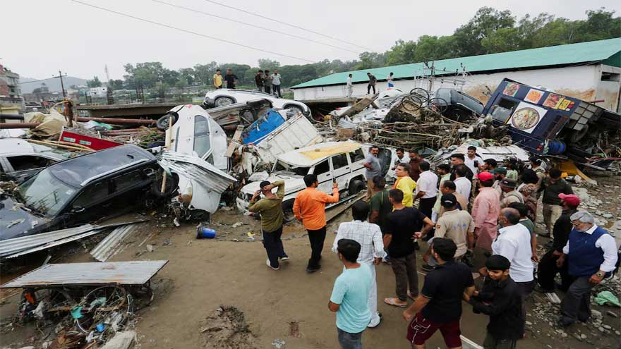 Floods, landslides across northern India kill at least 25