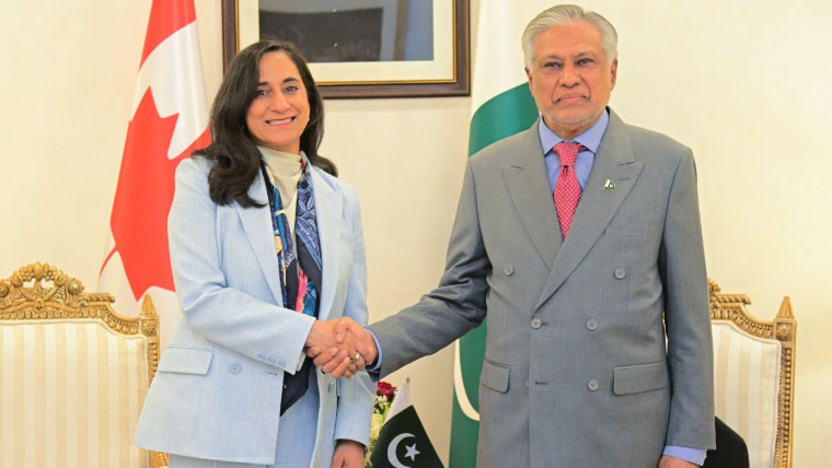 پاکستان اور کینیڈا کے درمیان ترجیحی شعبوں میں دوطرفہ تعاون بڑھانے پر اتفاق