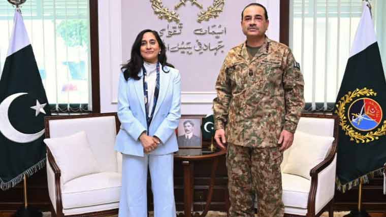 فیلڈ مارشل سے کینیڈین وزیر خارجہ کی ملاقات، دوطرفہ تعاون بڑھانے پر اتفاق