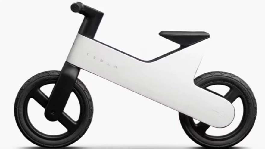 Tesla launches new balance bike for children