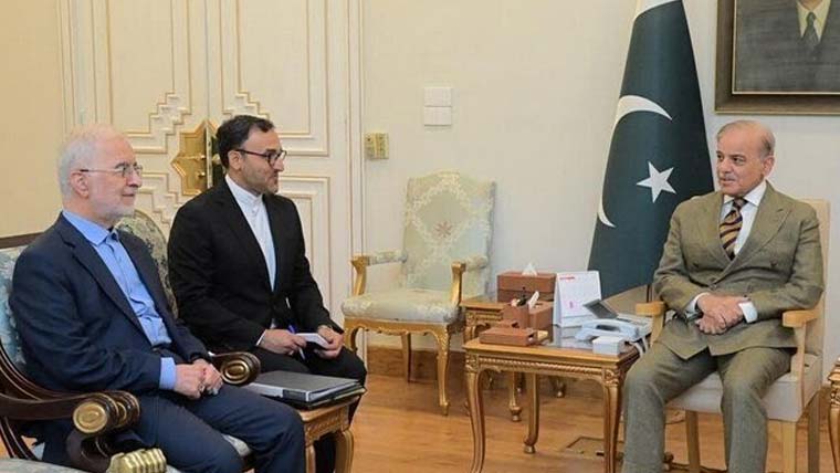 شہباز شریف سے ایرانی وزیر داخلہ کی ملاقات، خطے کی صورتحال پر گفتگو
