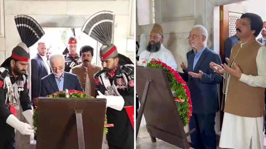 Iranian interior minister visits Lahore, pays tribute at Allama Iqbal's mausoleum