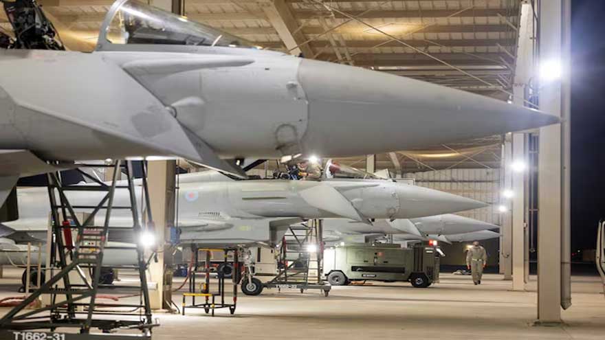 UK says armed forces ready after Iranian warning over US bombers