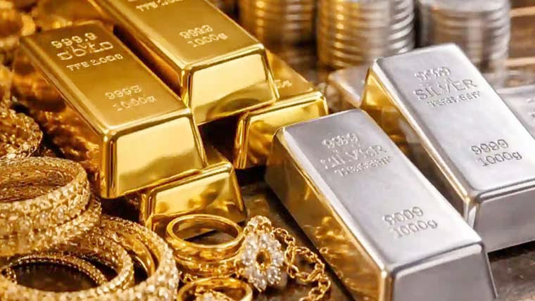 عالمی و مقامی سطح پر سونے اور چاندی کی قیمتوں میں کمی