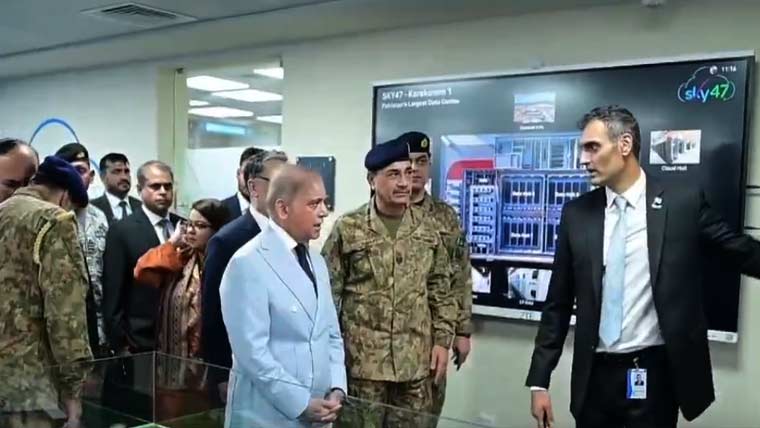 وزیراعظم اور فیلڈ مارشل  نے سکائی 47 ڈیٹا سینٹر 
