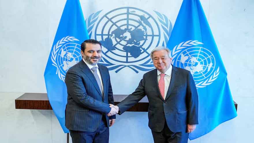 Guterres makes first visit to Syria by UN chief since before civil war