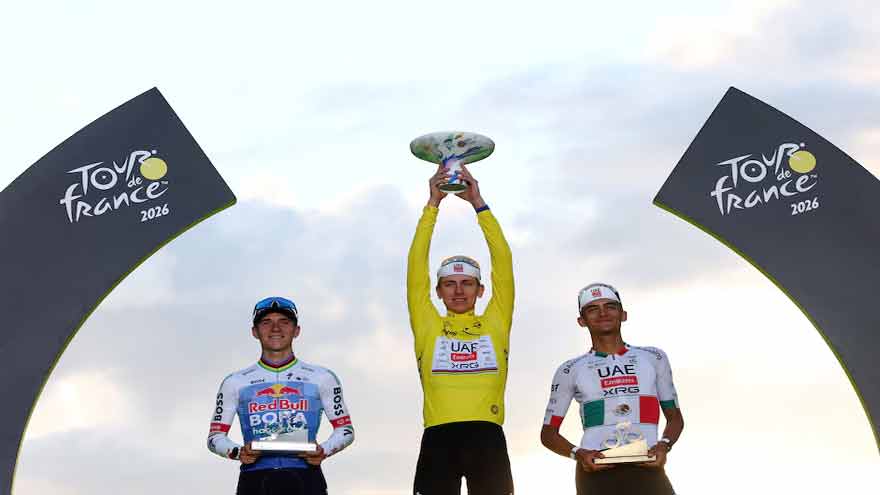 Pogacar's Tour de France dynasty continues with record-equalling fifth title