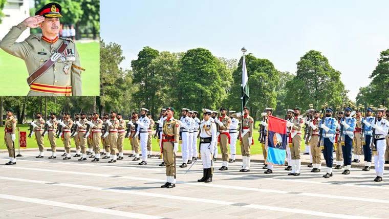 جنرل سید عامر رضا نے کمانڈر نیشنل سٹریٹجک کمانڈ کی ذمہ داریاں سنبھال لیں، گارڈ آف آنر پیش