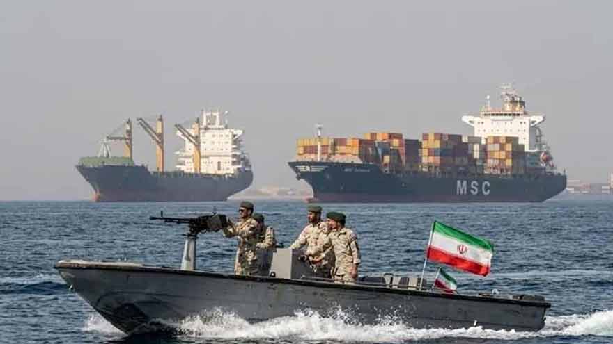 Iran claims it targeted two oil tankers attempting to cross Strait of Hormuz under US aerial surveillance