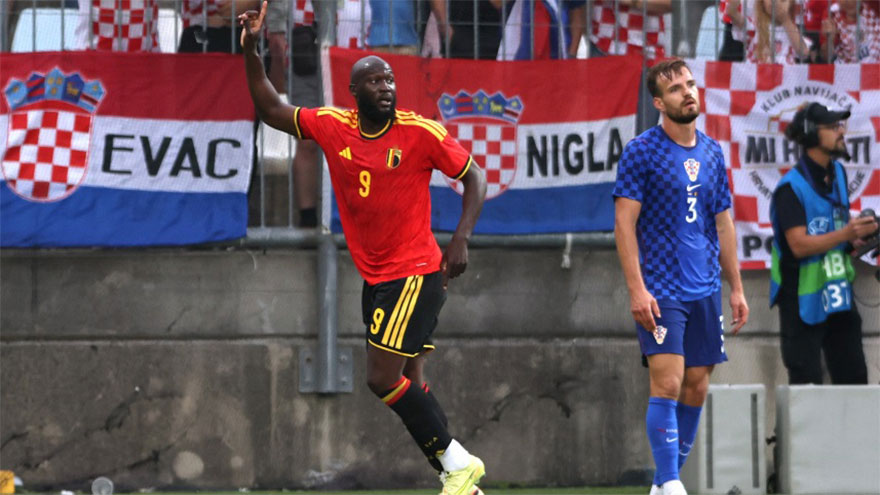 Lukaku makes Belgium return with 'ideal' goal in win over Croatia
