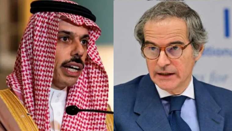 رافیل گروسی کا سعودیہ کا دورہ، وزیر خارجہ سے ملاقات، جوہری عدم پھیلاؤ پر تبادلہ خیال