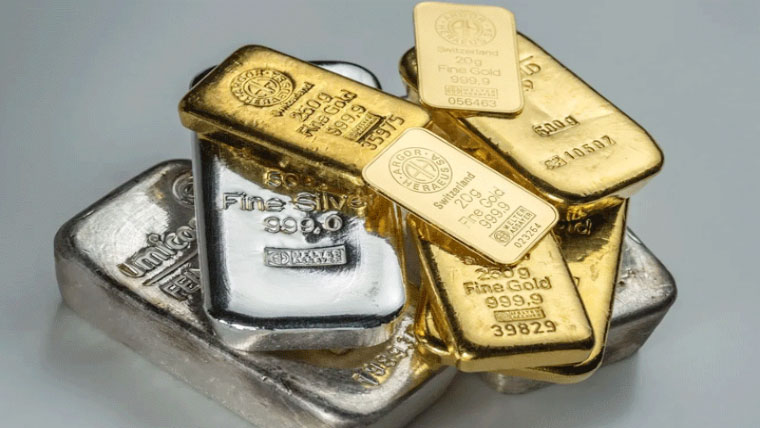 سونے کی قیمت ایک بار پھر بڑھ گئی، چاندی مزید سستی