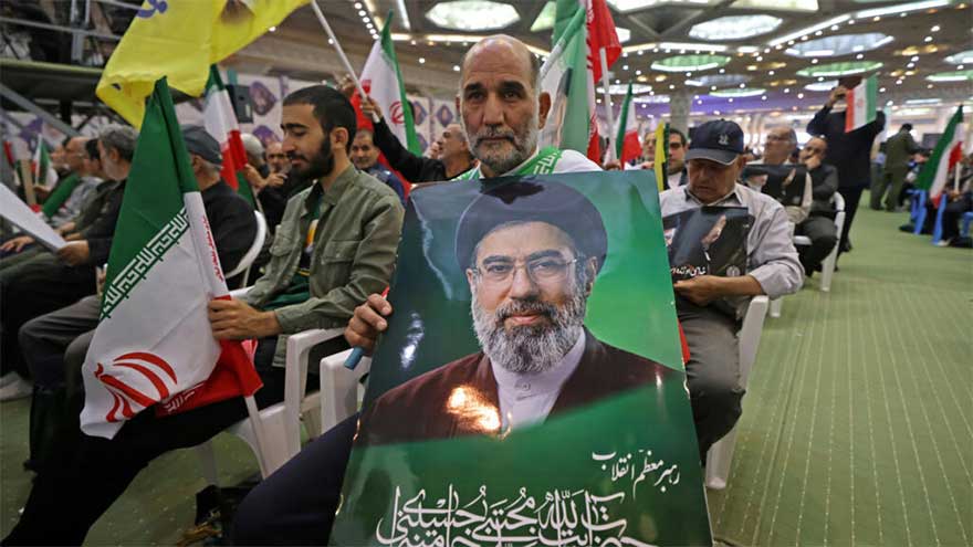Is Iran's new supreme leader taking up the reins of power?